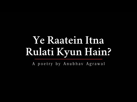 Ye raatein itna rulati kyun hain? Every 90’s Born will Relate to this ❤️‍🩹 Anubhav Agrawal