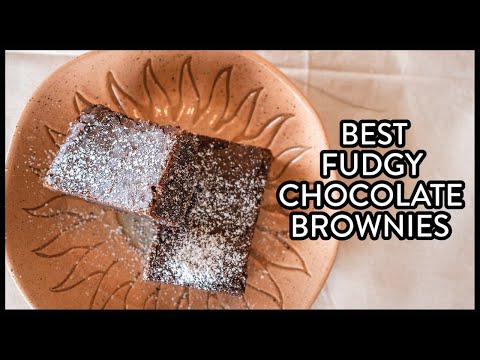 BEST EVER CHOCOLATE BROWNIES RECIPE | Rich and Fudgy Gluten Free Brownies | Le Bon Baker
