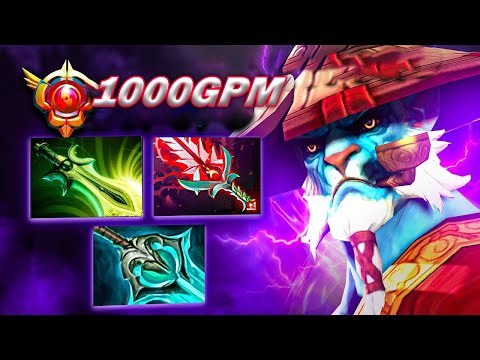 Insane 1000GPM Phantom Lancer🔥Hard Carry 32 Kills Bloodthorn + Butterfly Dota 2