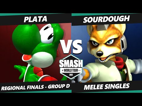 SWT East Asia Group D - Sourdough (Fox) Vs. Plata (Yoshi) Smash Melee Tournament