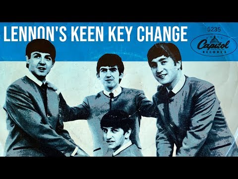 this Beatles song changes key in the first 8 bars