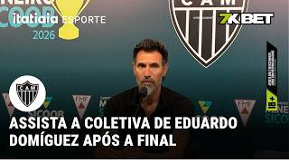EDUARDO DOMÍNGUEZ ANALISA DESEMPENHO DO ATLÉTICO EM DERROTA PARA O CRUZEIRO NA FINAL DO MINEIRO