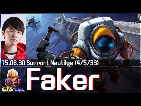 ✔ SKT T1 Faker - Những pha xử lí đẳng cấp Nautilus Highlights
