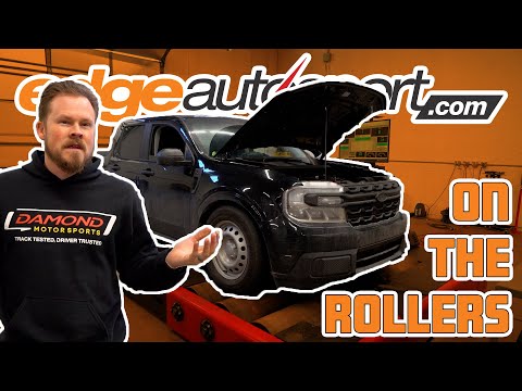 Stock Ford Maverick tuned to 300+ Horsepower | On The Rollers