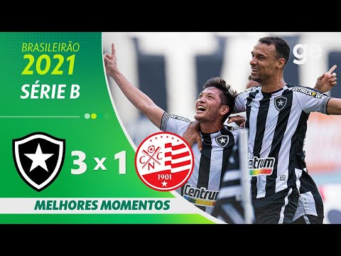 BOTAFOGO 3 X 1 NÁUTICO | MELHORES MOMENTOS | 24 ª RODADA SÉRIE B 2021 | ge.globo