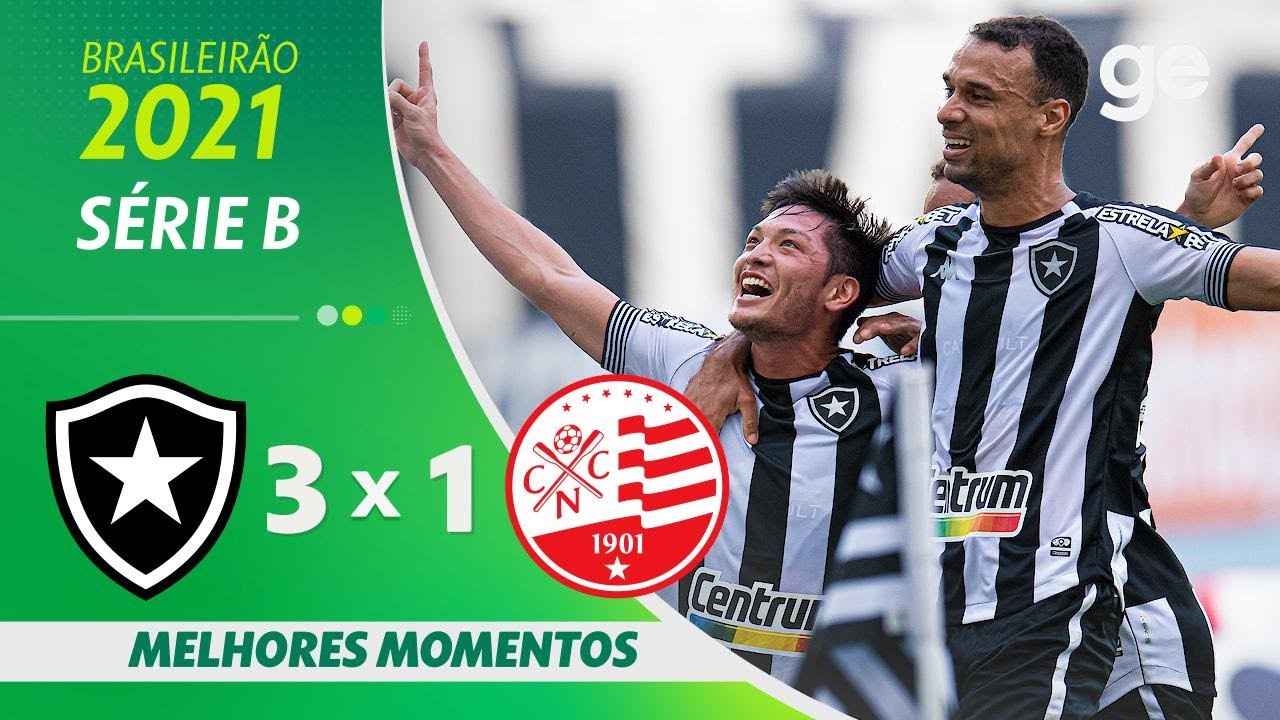 VÍDEO: Gols e melhores momentos da vitória de virada do Botafogo sobre o Náutico