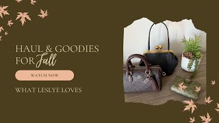 🍂 Curating My Fall Style | Classic Coach Finds & Autumn Accessories I’ll Actually Use 🍂