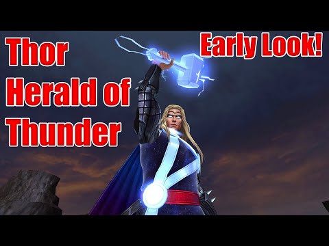 Thor Herald of Thunder Unifrom Early Look! Pre Update APK (MFF)