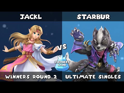 Sherbert Land # 23 | JackL (Zelda) vs Starbur (Wolf) | Winners Round 2 | SSBU Ultimate Tournament