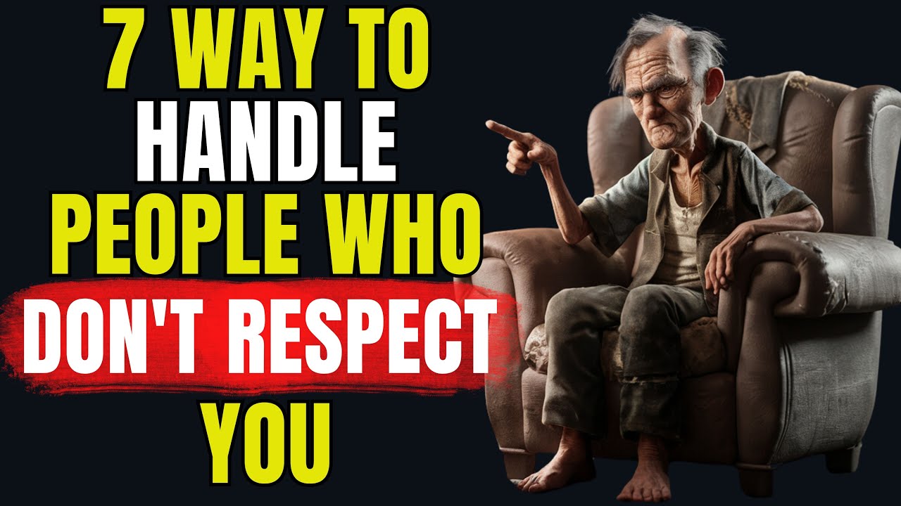 7 Ways to Handle People Who Don't Respect You | Stoicism #stoicism #stoicinyourlife