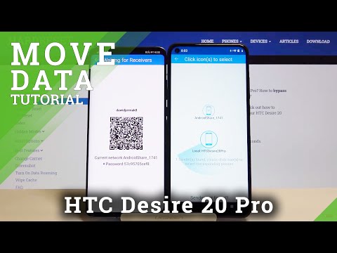 Transfer Data from Android Phone to HTC Desire 20 Pro - Move Files