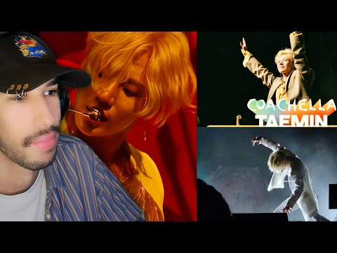 Reaction to TAEMIN 2026 Coachella: Move, Guilty, Advice, IDEA, Heaven, and Permission.