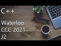 Solution: Waterloo CCC 2021 J2