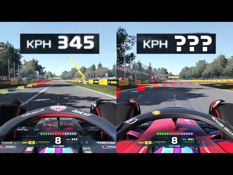 Top Speeds Of Every F1 22 Car