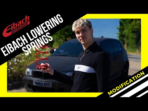 Installing Eibach Lowering Springs On My BMW 1 Series - E81 E82 E87 E88