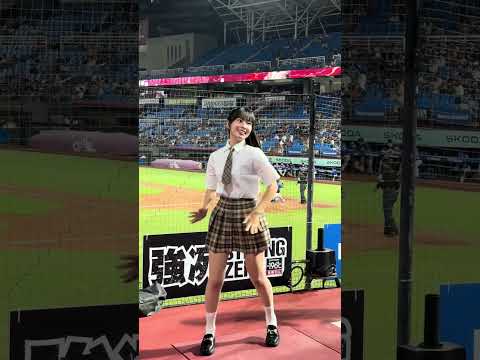 溫妮 學生制服造型 林承飛應援 250827 #溫妮 #weni #cheerleader #啦啦隊 #rakutengirls #樂天女孩 #cpbl #台湾野球チア #楽天ガールズ #치어리더