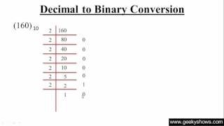Decimal to Binary Conversion (Hindi)