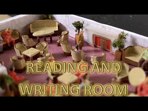 Radio Control Trumpeter 1:200 Titanic Build Part 31 - Reading and Writing Room