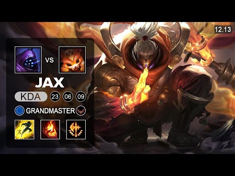 Jax vs Gnar Top - EUW Grandmaster - Patch 12.13 Season 12