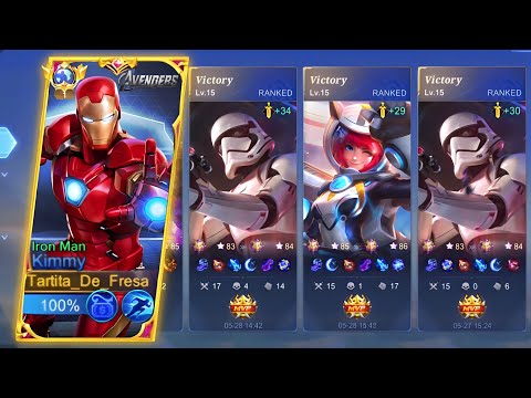 TRYING 2023 KIMMY ONE SHOT BUILD!! (100% Winstreakin Mythical Glory Rank Game!!)