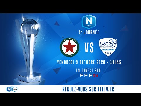 J9 : Red Star - USCL en direct sur FFFtv (19h45) I National FFF 2020-2021