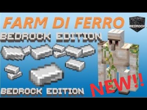 [Bedrock] FARM DI FERRO AUTOMATICA AFK - 1.16