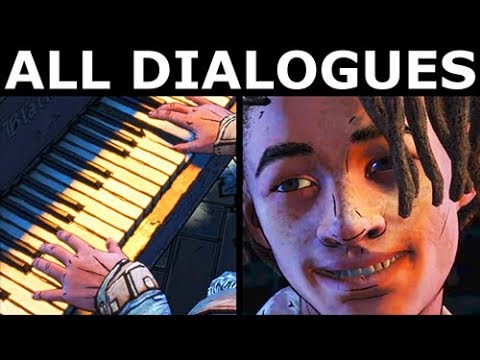 All Dialogues With Boyfriend Louis - The Walking Dead Final Season 4 Episode 2 (Telltale Series)