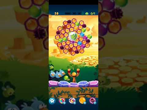 Angry Birds Pop Bubble Shooter- Level 564 3 STARS NO BOOSTERS #angrybirdspopbubbleshooter