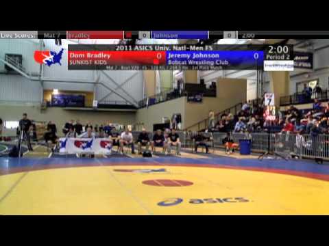 University Freestyle Final 120kg - Dom Bradley vs. Jeremy Johnson