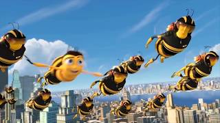 Bee movie trailer but all screaming is replaced with the wilhelm scream