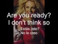 Britney Spears - Do somethin' en español