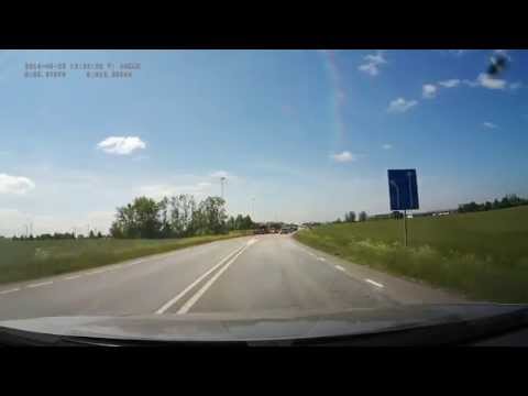 DVR #6 - Landskrona: wypadek na drodze nr17 - 2014.05.28