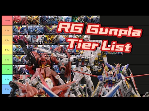 Ranking every single retail RG Gunpla - RG 01-41 tier list - [4K]
