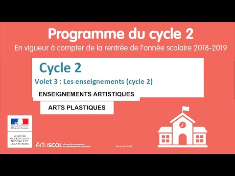 9. ARTS PLASTIQUES (ENSEIGNEMENTS ARTISTIQUES) - Programme Cycle 2 (CP-CE1-CE2) p29 à 35
