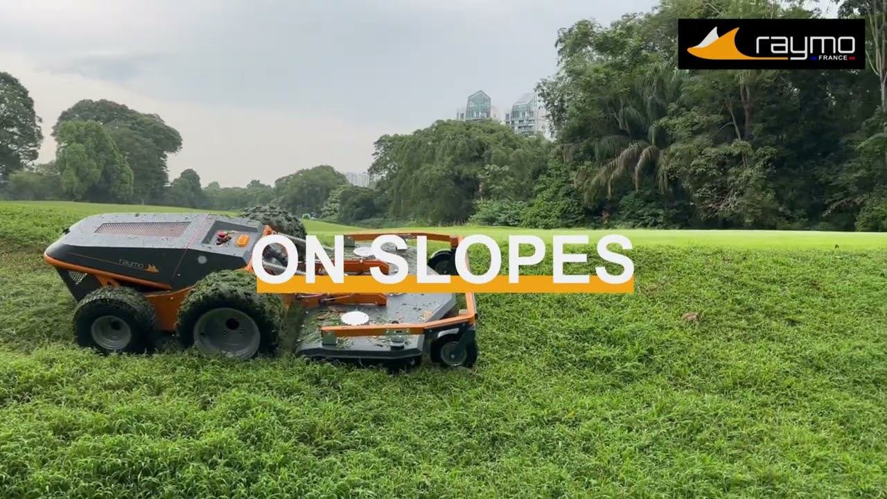 Débroussailleuse radiocommandée électrique RAYMO