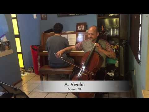 Vivaldi Sonata VI para Cello y Piano