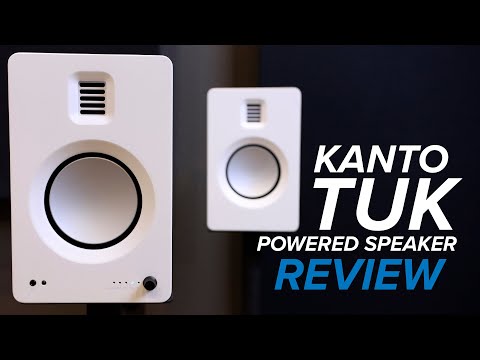 HUGE sound from SMALL speaker | Kanto TUK Powered Speaker Review