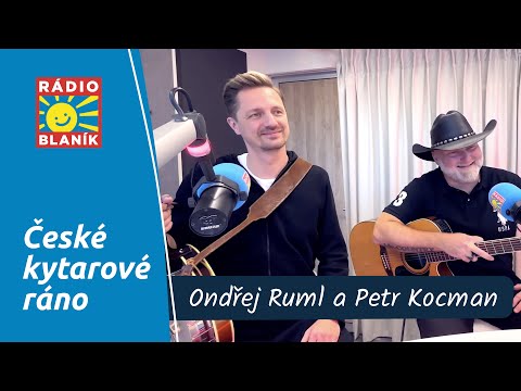 🎸 Kytarové ráno plné hitů Michala Tučného: Dorazili Petr Kocman a Ondřej Ruml!