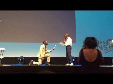 Actor David Oyelowo impromptu Shakespeare performance at Cannes Lions 2018