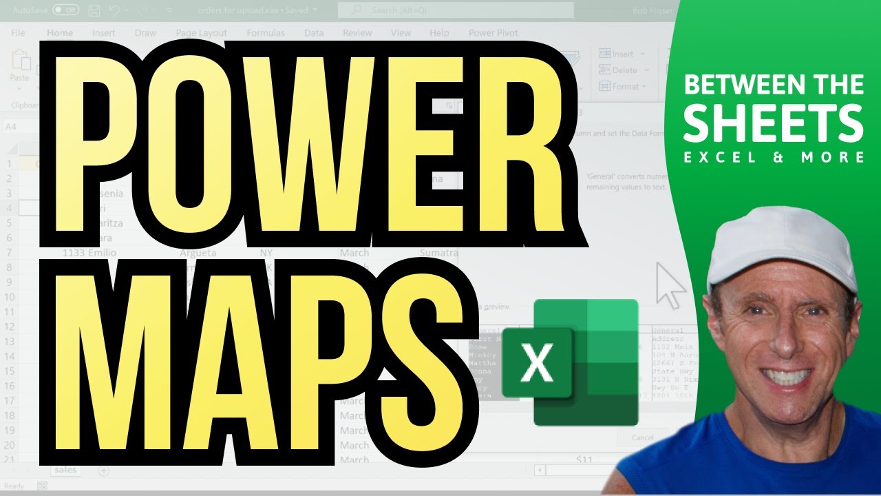 Using Power Maps in Excel