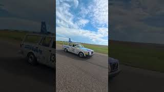 Racing passes at 24HoursofLemons High Plains Raceway