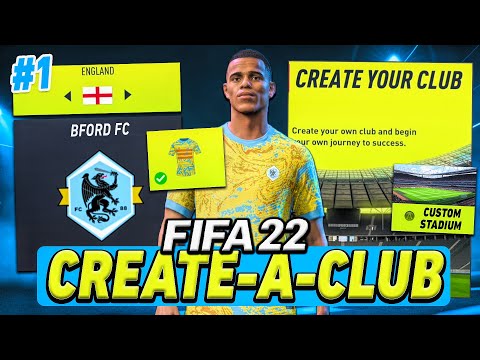 FIFA 22 Create A Club Career Mode! - GREENWOOD Signs For MY NEW TEAM! (Ep #1)