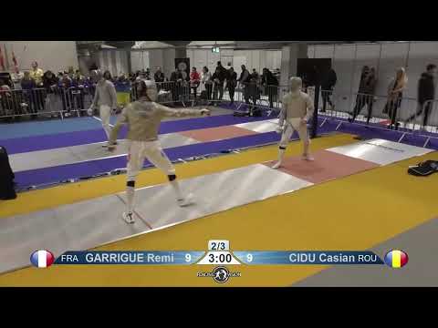 European Championships 2023 JMS - L8 - Remi Garrigue FRA v Casian Cidu ROU