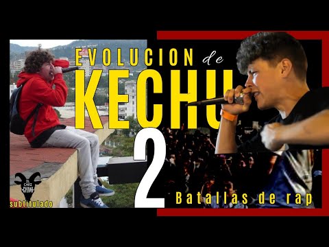 🔥🔥EVOLUCIÓN de KECHU 🎤 BATALLAS de FREESTYLE RAP VENEZUELA #2  #oldschool  #batallasderap #freestyle