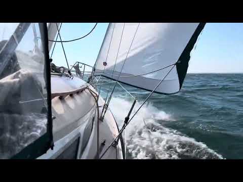 Sailing off the coast of Long Beach