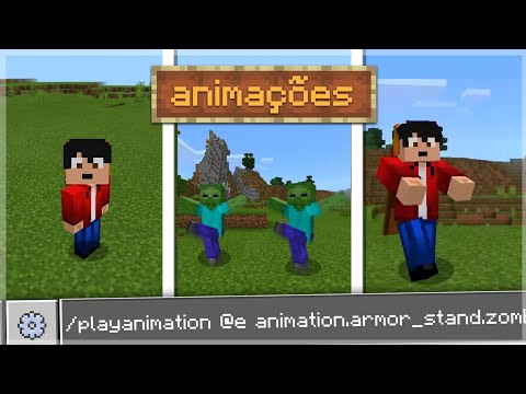 HOW TO USE THE AMAZING /PLAYANIMATION IN MINECRAFT!  (bedrock edition)