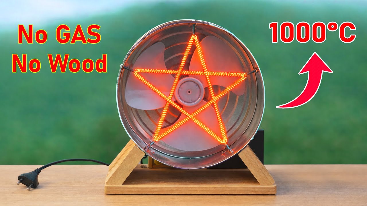 1000°C FOREVER That Billions of People Don't Know! No GAS , No Wood , No Diesel