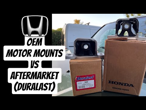 Honda OEM Motor Mounts vs Aftermarket (Duralast)