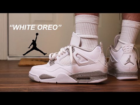 WATCH BEFORE YOU BUY! EARLY REVIEW AND ON FEET OF THE AIR JORDAN 4 “WHITE OREO” “TECH GREY”
