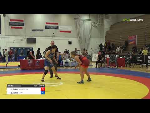 Women's Freestyle 68 Consi-Semis - Jasmine Bailey (MBWC/FEW) vs. Chiaki Iijima (Japa)